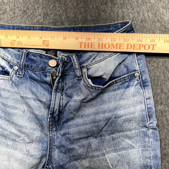 Sincerely Jules Women’s Size 5/27 Distressed Light Wash High Rise Straight Jeans - Picture 15 of 16